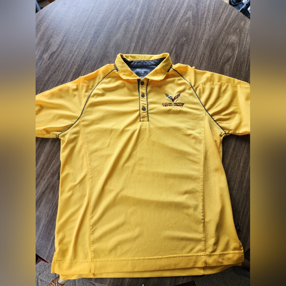 Corvette Racing Jersey Pro Celebrity American Team Sports Yellow - SIZE XL